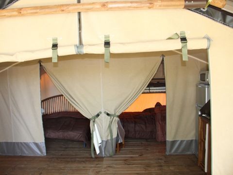 CANVAS AND WOOD TENT 5 people - MOKORO LODGE (WITHOUT SANITARY FACILITIES)