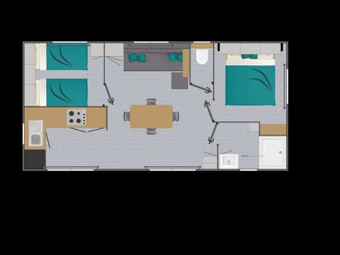 MOBILE HOME 4 people - HOLIDAY