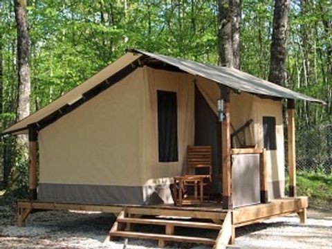 CANVAS AND WOOD TENT 2 people - IMPALA LODGE (WITHOUT SANITARY FACILITIES)