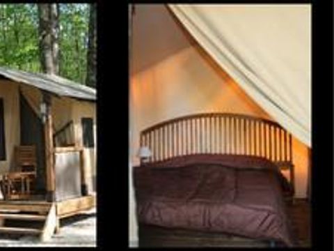 CANVAS AND WOOD TENT 2 people - IMPALA LODGE (WITHOUT SANITARY FACILITIES)