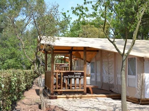 TENTE TOILE ET BOIS 5 personnes - SunLodge Safari