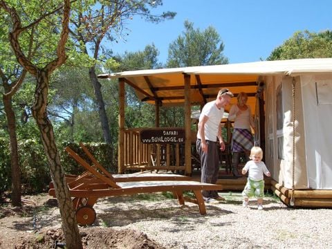 TENTE TOILE ET BOIS 5 personnes - SunLodge Safari