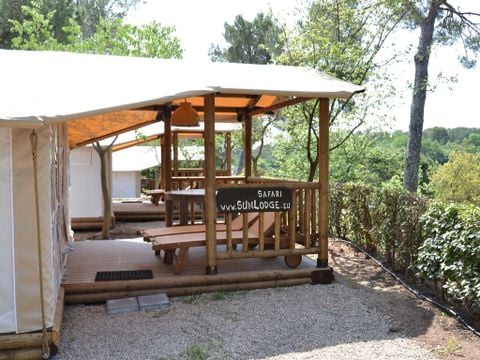 TENTE TOILE ET BOIS 5 personnes - SunLodge Safari