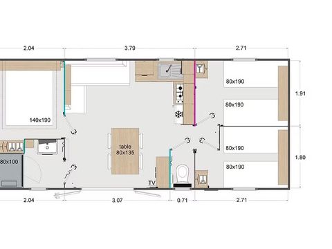 MOBILHOME 4 personnes