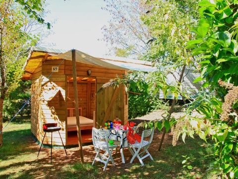 MOBILHOME 2 personnes - Cabane Ti Dodo 8.50 m² + terrasse 9 m² (sans sanitaires)