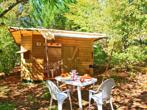 MOBILHOME 4 personnes - Cabane Ti Case 17 m² + terrasse 9 m² (sans sanitaires)