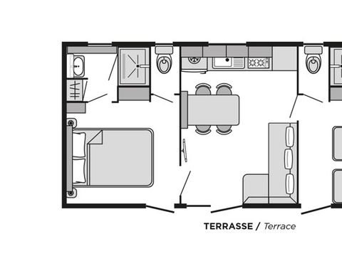 MOBILHOME 5 personnes - Rio CONFORT