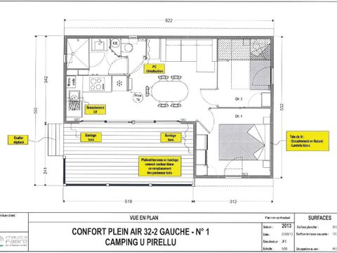 CHALET 5 people - 2 bedroom lodge