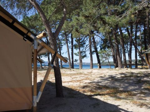 TENTE TOILE ET BOIS 6 personnes - Lodge plage 4/6 personnes