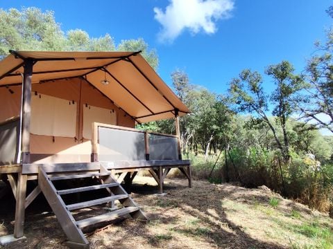 TENTE TOILE ET BOIS 5 personnes - Tente Lodge VICTORIA - 2 chambres