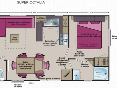 MOBILE HOME 6 people - Mobile home for 6 people (3 bedrooms)