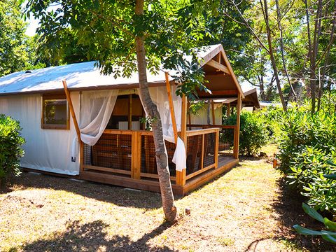 CANVAS AND WOOD TENT 5 people - Lodge Cottu Tent