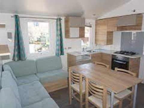 MOBILE HOME 14 people - 2 Mobile homes side by side - Breakfast + bed linen included + 4 adult funpasses and 6 children's funpasses included