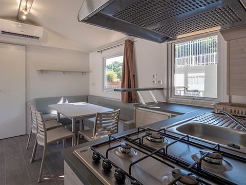 MOBILHOME 6 personnes - Comfort XL | 3 Ch. | 6 Pers. | Terrasse surélevée | Clim.