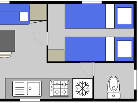 MOBILE HOME 6 people - Lilac