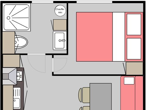 MOBILE HOME 2 people - Colchicum