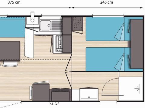 MOBILE HOME 4 people - Panoramic