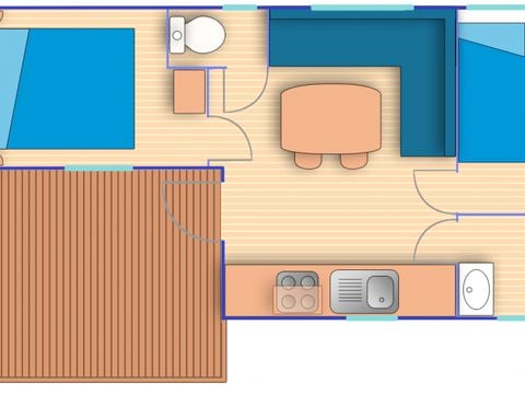 MOBILE HOME 4 people - 29m² Alga