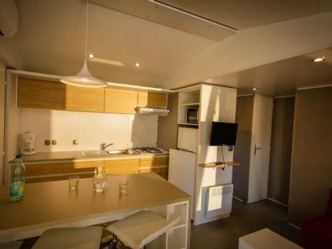 MOBILHOME 6 personnes - Mobil-home caraïbes climatisé 2 chambres