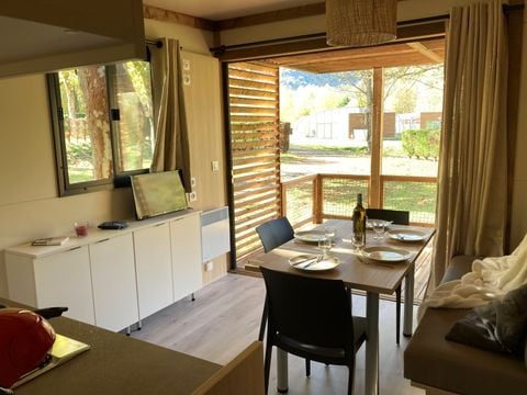 CHALET 5 people - Morea Premium 25m² - 2 bedrooms + TV + LV + covered terrace