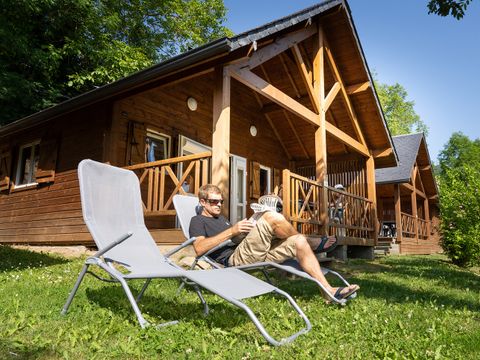 CHALET 6 people - Wooden chalet 3 bedrooms TV LV Covered terrace