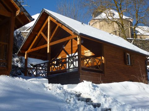 CHALET 6 people - Wooden chalet 3 bedrooms TV LV Covered terrace