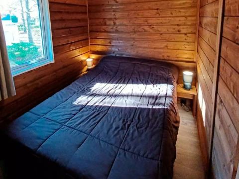 TENTE TOILE ET BOIS 5 personnes - Lodge Confort 3 Pièces 5 Personnes + TV