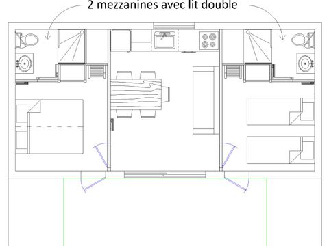 CHALET 8 people - CH2 ECOLOCHIC 37 sqm