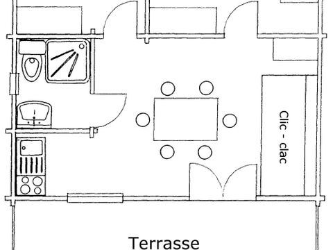 CHALET 7 people - CH2 TRADITION 32 sqm