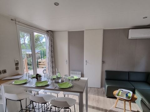 MOBILE HOME 6 people - Mobile home CONFORT PLUS 3 bedrooms 8.81mx4m (33m²) + air conditioning + dishwasher + terrace + tv