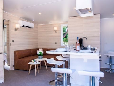 MOBILHOME 6 personnes - Cottage VIP TV Clim Plancha - 3ch / 2 sdb -6 pers.