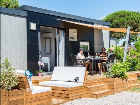 MOBILHOME 6 personnes - Cottage VIP TV Clim Plancha - 3ch / 2 sdb -6 pers.