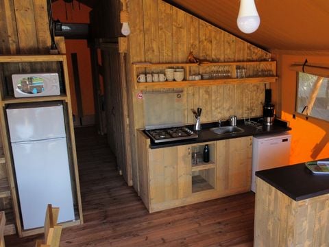 CANVAS AND WOOD TENT 6 people - Eco-Lodge WOODY 3 bedrooms