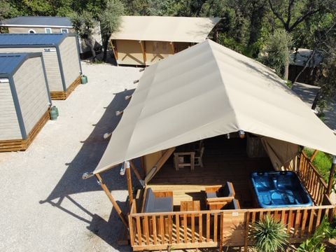 CANVAS AND WOOD TENT 6 people - Eco-Lodge WOODY 3 bedrooms