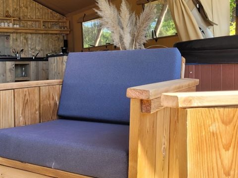 CANVAS AND WOOD TENT 6 people - Eco-Lodge WOODY 3 bedrooms