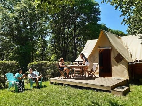 CANVAS AND WOOD TENT 4 people - Lodge Comfort