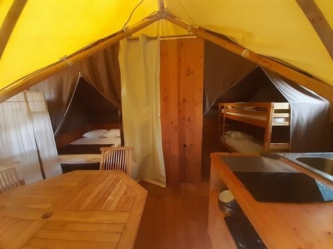 CANVAS AND WOOD TENT 4 people - Lodge Comfort