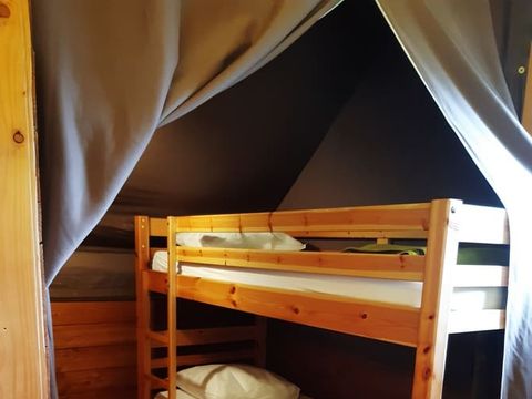 CANVAS AND WOOD TENT 4 people - Lodge Comfort