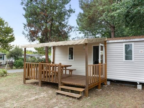 MOBILHOME 4 personnes - Mobil-home | Premium | 2 Ch. | 4 Pers. | Terrasse Couverte | 2 SDB | Clim.