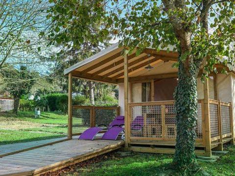 MOBILHOME 4 personnes - Eco Lodge Standard PMR 25m² - 2 chambres, sans sanitaire + terrasse