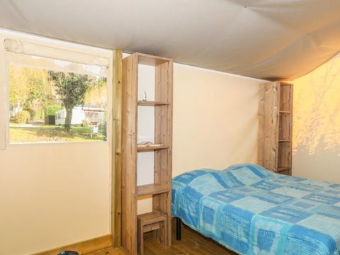 MOBILHOME 4 personnes - Eco Lodge Standard PMR 25m² - 2 chambres, sans sanitaire + terrasse