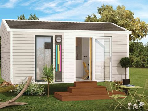 MOBILHOME 2 personnes - Mobil-home Confort 20m² - 1 chambre + terrasse intégrée