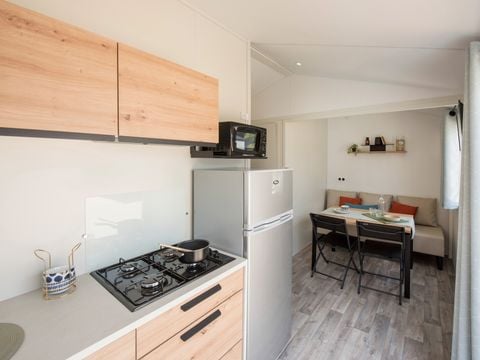 MOBILE HOME 2 people - NEW 2023// Mobil-Home Premium 20m² (1 bedroom) + TV + Covered terrace + LV