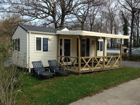 MOBILE HOME 5 people - Comfort mobile home 32m² - 2 bedrooms + TV + covered terrace