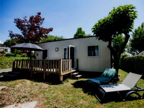 MOBILHOME 4 personnes - Cottage Ilbarritz 3 Pièces 4 Personnes Climatisé + TV