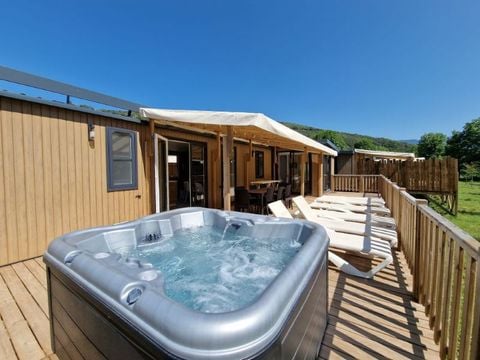 MOBILE HOME 8 people - PREMIUM SPA TRIBE GORGES DE COLOMBIERES SUNDAY