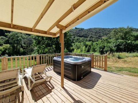 MOBILE HOME 8 people - PREMIUM SPA TRIBE GORGES DE COLOMBIERES SUNDAY