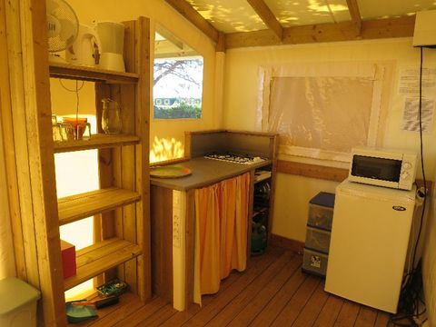 CANVAS AND WOOD TENT 4 people - Ecolodge (without sanitary facilities)