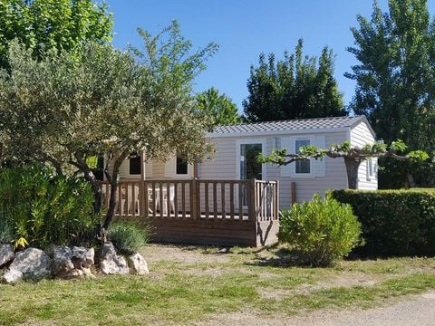 MOBILE HOME 6 people - Mobile home Aups - 28m² - 3 bedrooms + TV + A/C