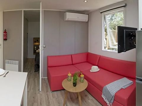 MOBILE HOME 6 people - Mobile home Verdon - 33 m² - 3 bedrooms + TV + A/C